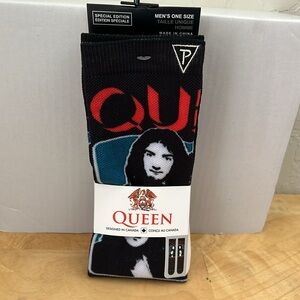 Queen Group Repeated Logo Crew Socks